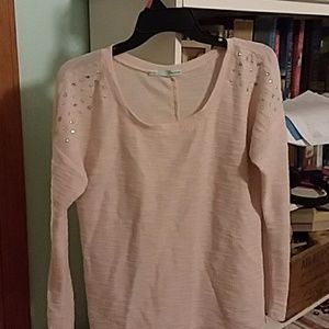 Light Pink Sweater with Jewels